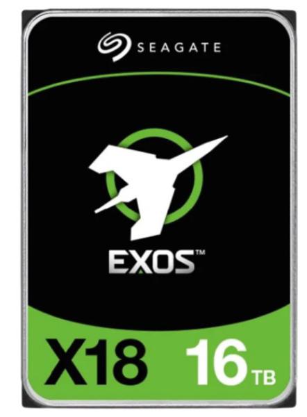Seagate Exos X18 512e/4KN, 3.5" SATA, 16TB, 7200 RPM, 256 MB Cache, NO ENCRYPTION, 5 Years or 2.5M Hours MTBF Warranty