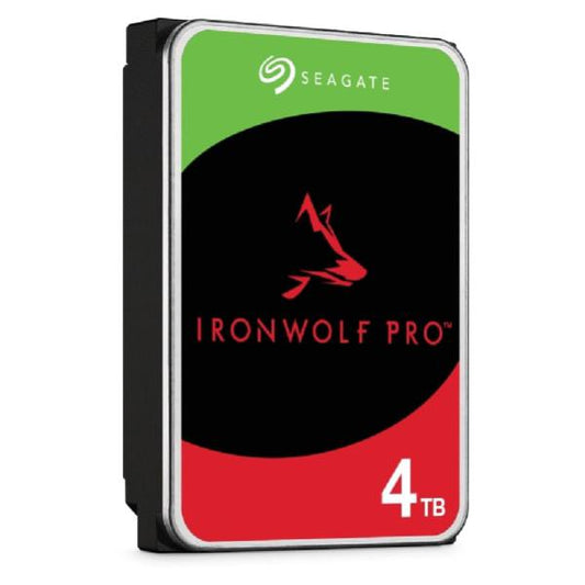 Seagate IronWolf Pro, NAS, Internal 3.5" HDD, 4TB, SATA 6Gb/s, 7200RPM, 256MB Cache