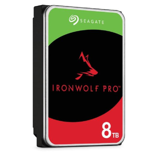 Seagate IronWolf Pro, NAS, Internal 3.5" HDD, 8TB, SATA 6Gb/s, 7200RPM, 256MB Cache, Limited 5 Year Warranty - SOH pricing only