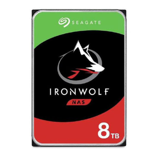 Seagate IronWolf NAS 8TB HDD 3.5" Internal SATA NAS HDD, 7200 RPM, 3 Year Warranty
