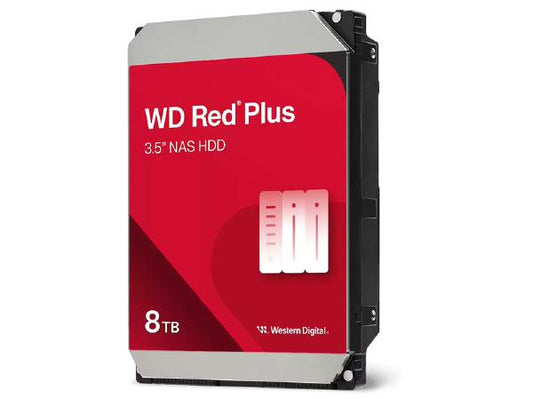 WD Red Plus WD80EFPX 8TB 5640RPM 256MB 3.5" NAS Internal Hard Drive