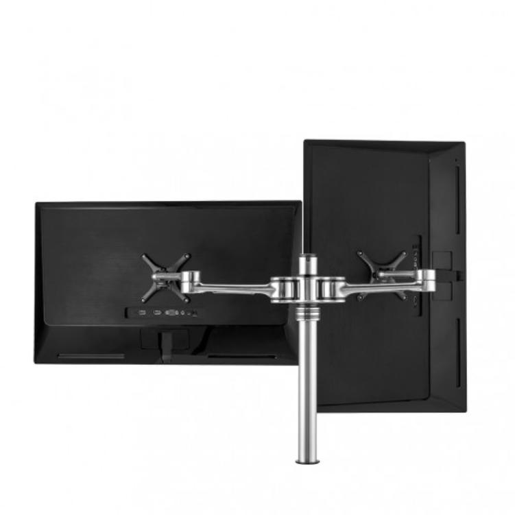 Atdec Dual Monitor Swing Arms Mount on Post