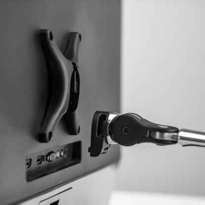 Atdec Dual Monitor Swing Arms Mount on Post