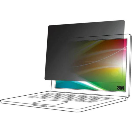 3M Black Privacy Filter for 16" Laptop with 3M COMPLY Flip Attach, 16:10