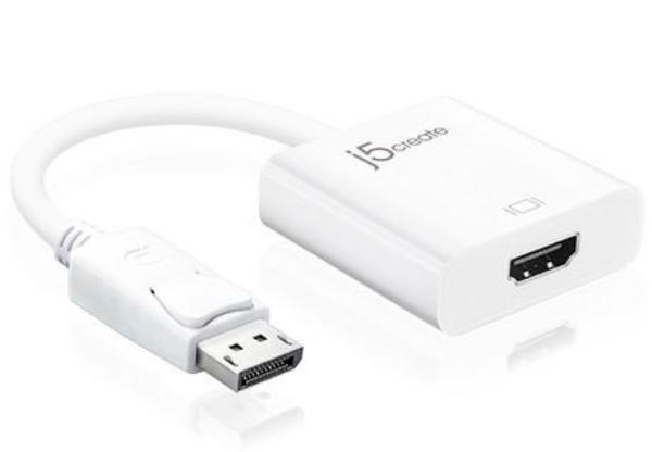 J5create JDA154 DisplayPort Male to HDMI Female Adapter Cable
