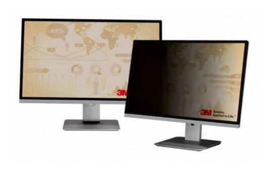3M Privacy Filter for 25" Monitor with Adhesive Strips and Slide Mounts, 16:9