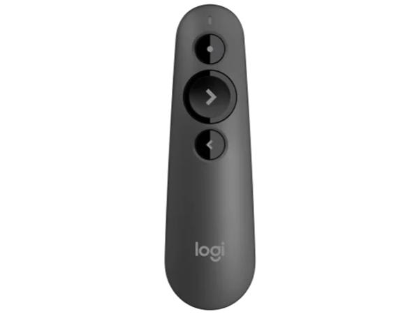 Logitech Wireless + Bluetooth Presenter R500s, 2.4GHz Wireless Receiver - Black