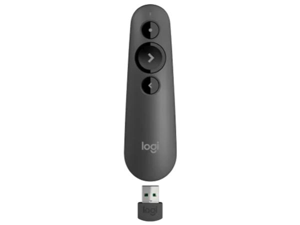 Logitech Wireless + Bluetooth Presenter R500s, 2.4GHz Wireless Receiver