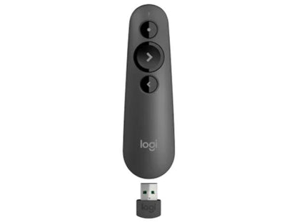 Logitech Wireless + Bluetooth Presenter R500s, 2.4GHz Wireless Receiver