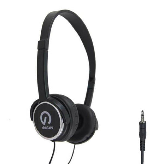 Shintaro Kids Stereo Headphone Black (volume limited) with Audio Jack