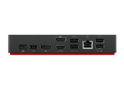 Lenovo ThinkPad USB-C Dock Gen 2 with 3 USB 3.1, 2 USB 2.0, USB-C, 2DP, HDMI, Combo Audio Jack and Gigabit Ethernet Connectivity