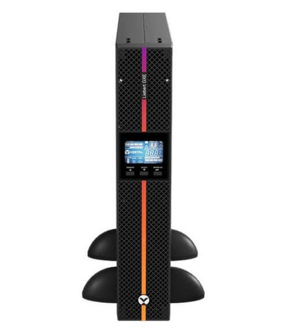 Vertiv Liebert GXE3-1000IRT2UXL, 1000VA 900W 230V, Double Conversion UPS, 0.9 PF, 2U Rack-Tower 8 x C13, Single Phase