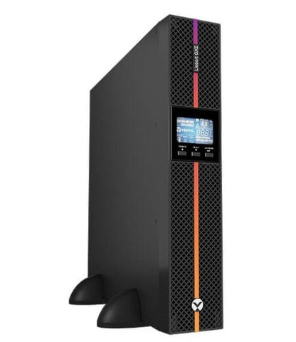 Vertiv Liebert GXE3-1500IRT2UXL, 1500VA 1350W 230V, Double Conversion UPS, 0.9 PF, 2U Rack-Tower, 8 x C13, Single Phase