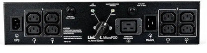 Vertiv Liebert MP2-220L Micropod Maintenance Bypass for GXE3 & GXT5-3000IRT2UXL UPS (3000VA), 6x IEC 60320 C13, 1x C19