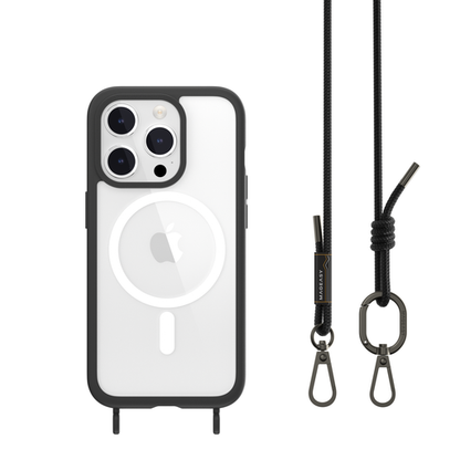 For iPhone 15, Plus Pro Max Roam M + Strap Magnetic Shockproof Durable Case