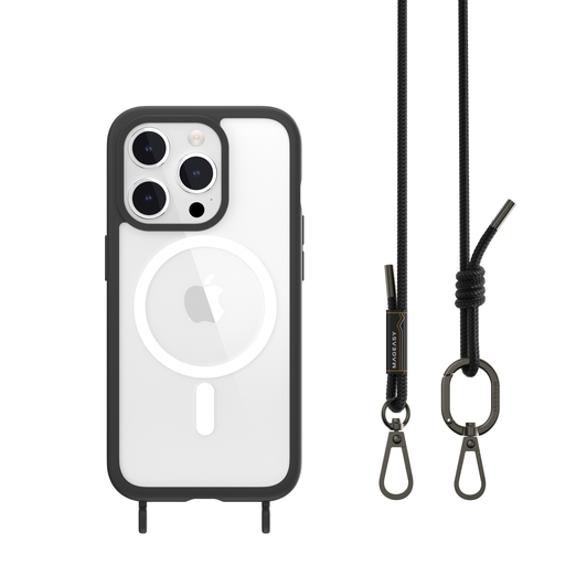 For iPhone 15, Plus Pro Max Roam M + Strap Magnetic Shockproof Durable Case