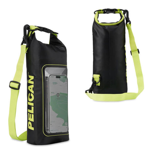 Pelican Marine Waterproof Dry Bag 2L Black & Neon