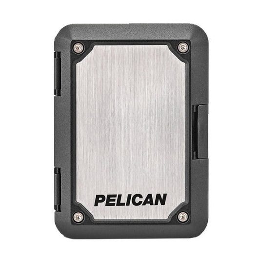 Pelican Shield RFID Blocking Wallet MagSafe Brushed Titanium