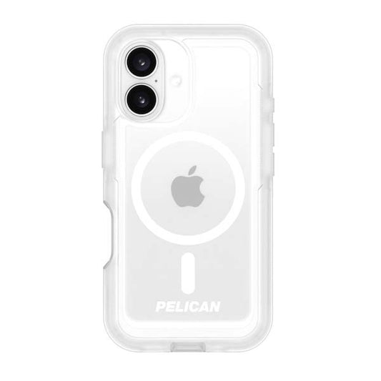 Pelican Voyager MagSafe Case with Holster for iPhone 16 Plus - Clear