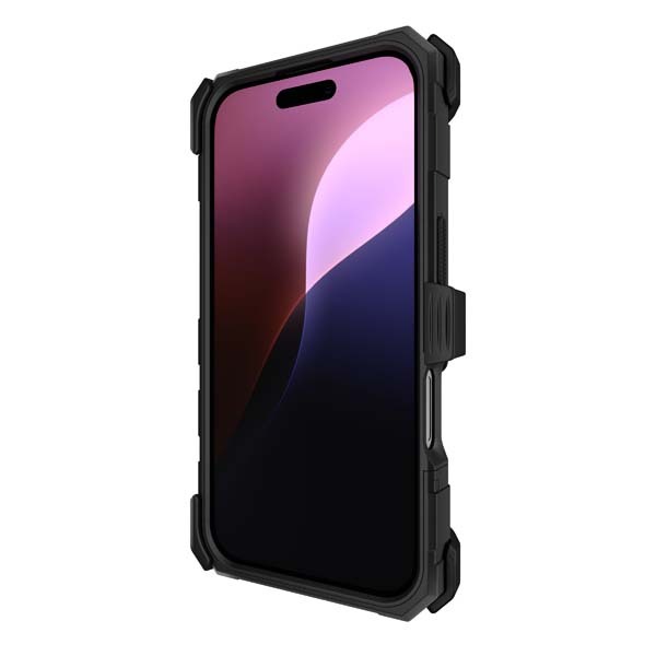 Pelican Shield MagSafe Case with Holster for iPhone 16 - Carbon Fibre