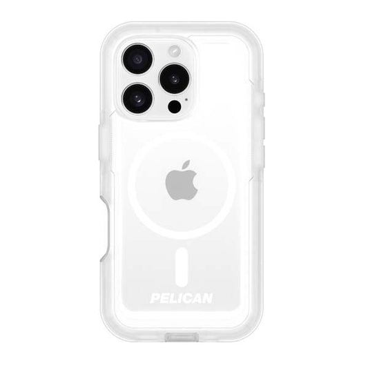 Pelican Voyager MagSafe Case with Holster for iPhone 16 Pro Max - Clear