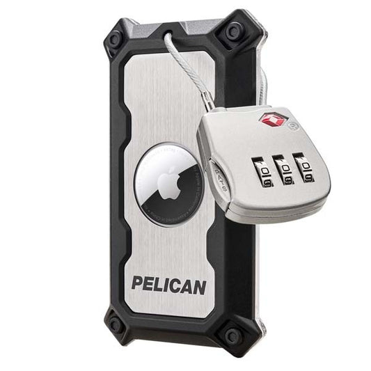 Pelican AirTag Tracker Luggage Lock Titanium