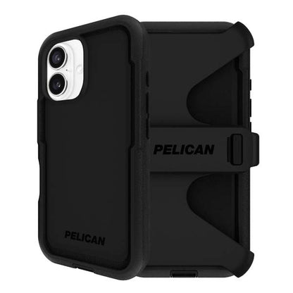 Pelican Voyager MagSafe Case with Holster for iPhone 16 - Black