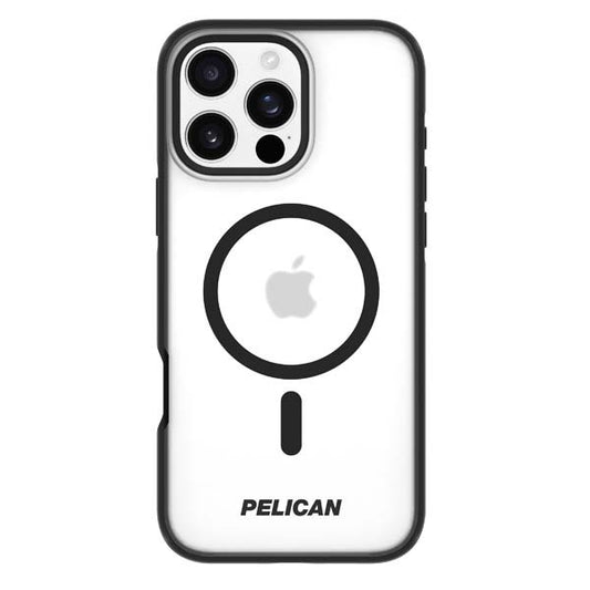 Pelican Ranger Mag Safe Case for iPhone 16 Pro Max - Clear/Black Frosted - Clear black frosted
