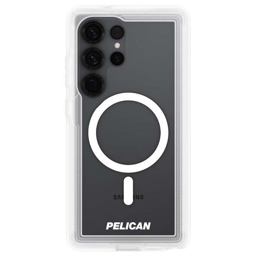 Pelican Voyager Case w/ Magnet & Holster for Galaxy S25 Ultra Clear