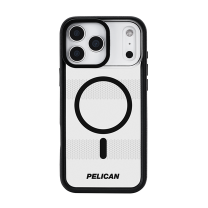 Pelican Protector MagSafe Case with Stand for iPhone 17 Pro Max - Clear / Black
