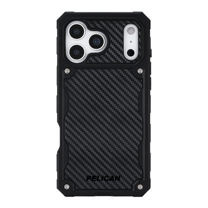 Pelican Shield MagSafe Case with Holster for iPhone 17 Pro - Carbon Fiber