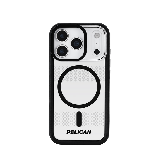 Pelican Protector MagSafe Case with Stand for iPhone 17 - Clear / Black