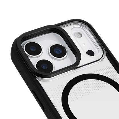 Pelican Protector MagSafe Case with Stand for iPhone 17 Pro - Clear / Black