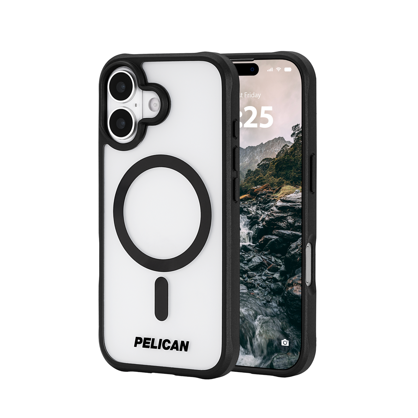 Pelican Ranger MagSafe Case for iPhone 17 - Clear / Black Frosted