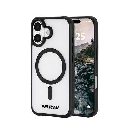 Pelican Ranger MagSafe Case for iPhone 17 - Clear / Black Frosted