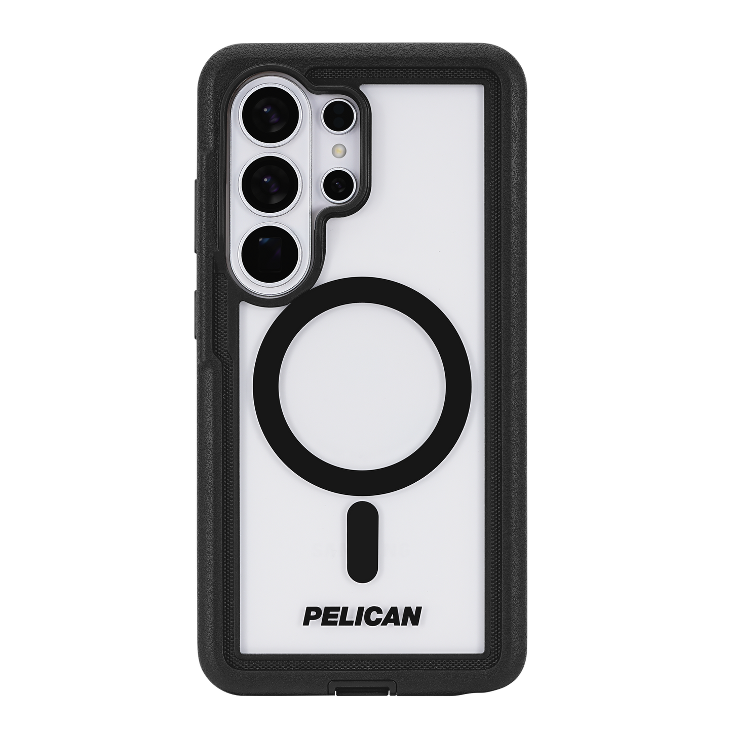 Pelican Voyager Case w/ Magnet & Holster for Galaxy S26 Clear/Black