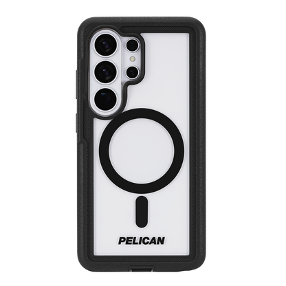 Pelican Voyager Case w/ Magnet & Holster for Galaxy S26 Clear/Black