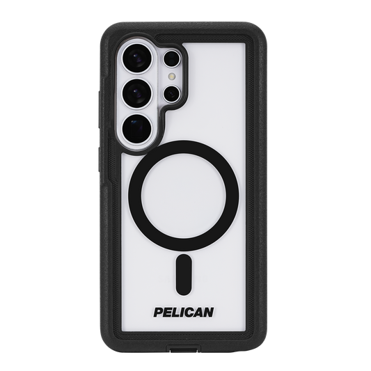 Pelican Voyager Case w/ Magnet & Holster for Galaxy S26 Clear/Black
