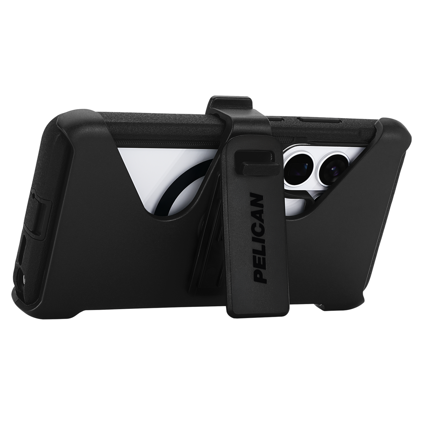 Pelican Voyager Case w/ Magnet & Holster for Galaxy S26 Clear/Black