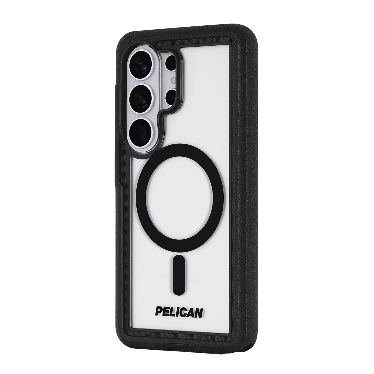 Pelican Voyager Case w/ Magnet & Holster for Galaxy S26 Clear/Black