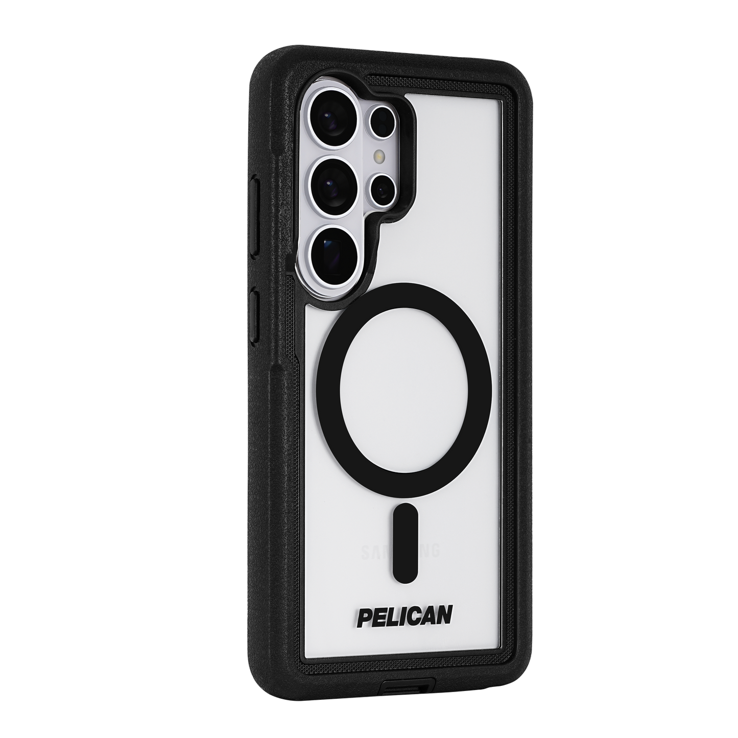 Pelican Voyager Case w/ Magnet & Holster for Galaxy S26 Clear/Black