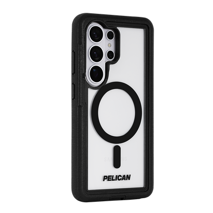 Pelican Voyager Case w/ Magnet & Holster for Galaxy S26 Clear/Black