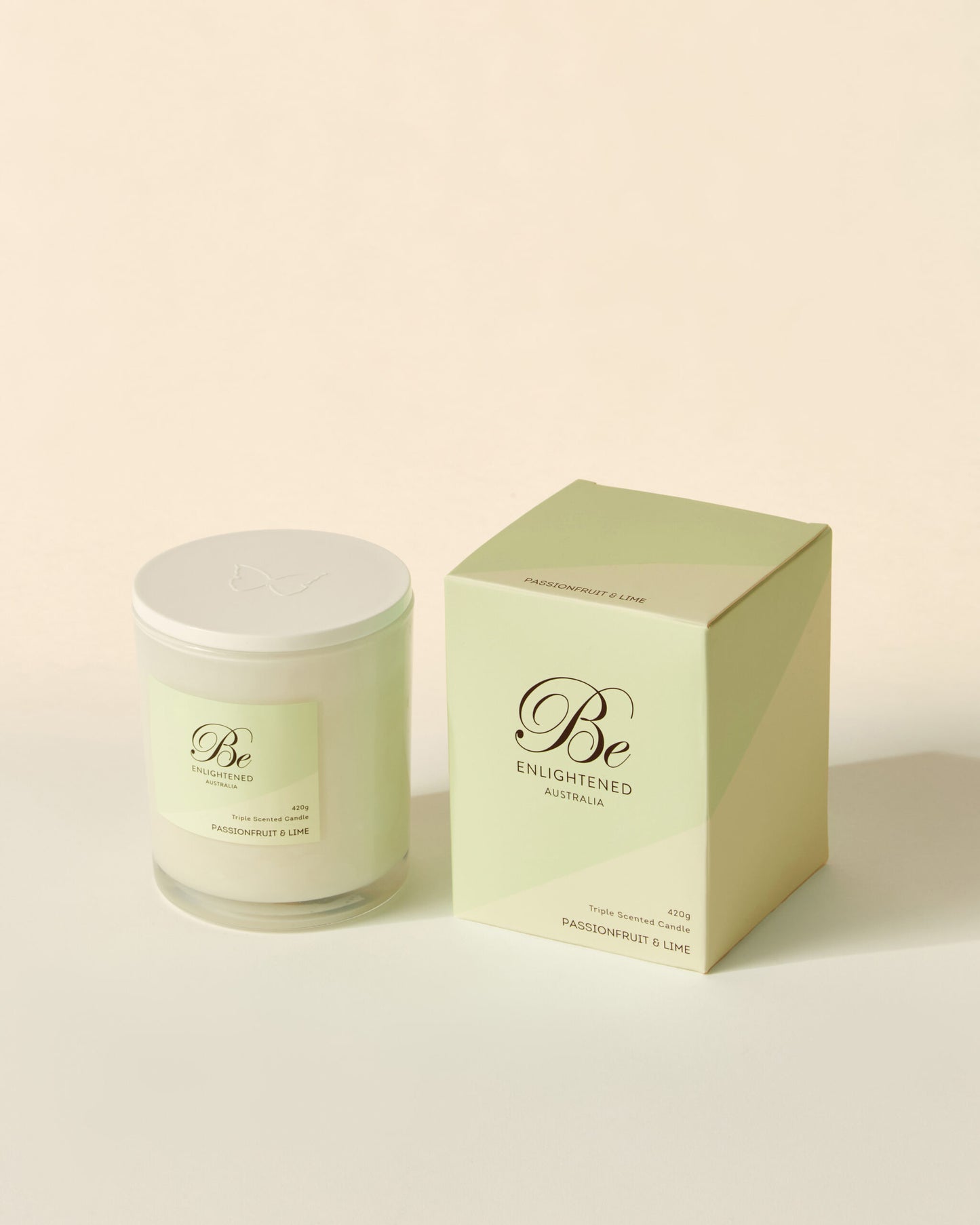 Passionfruit & Lime Elegant Triple Scented Candle 2 Wick 420g
