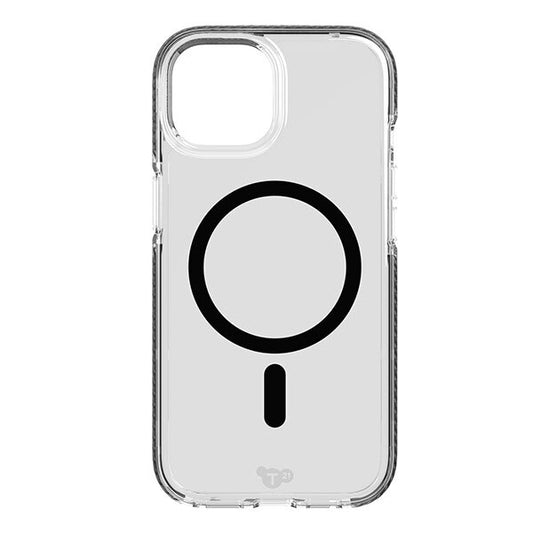 Tech 21 Evo Crystal MagSafe Case for iPhone 15 Graphite Black