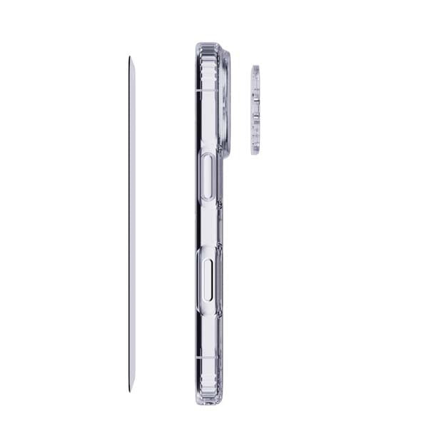Tech 21 Bundle - EvoClear MagSafe Case + Tempered Glass + Lens Protector for iPhone 16 Pro Clear