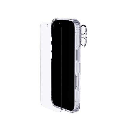 Tech 21 Bundle - EvoClear MagSafe Case + Tempered Glass + Lens Protector for iPhone 16 Pro Clear