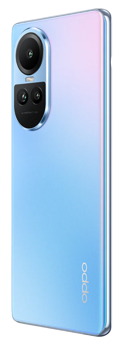 Oppo Reno 10 5G Dual Sim 256GB 6.7" Screen Ice Blue - NFC