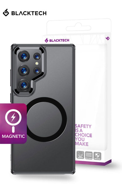 Samsung Galaxy S24 Plus / S25 Plus BLACKTECH Aero Glide (MagSafe Compatible) - Clear