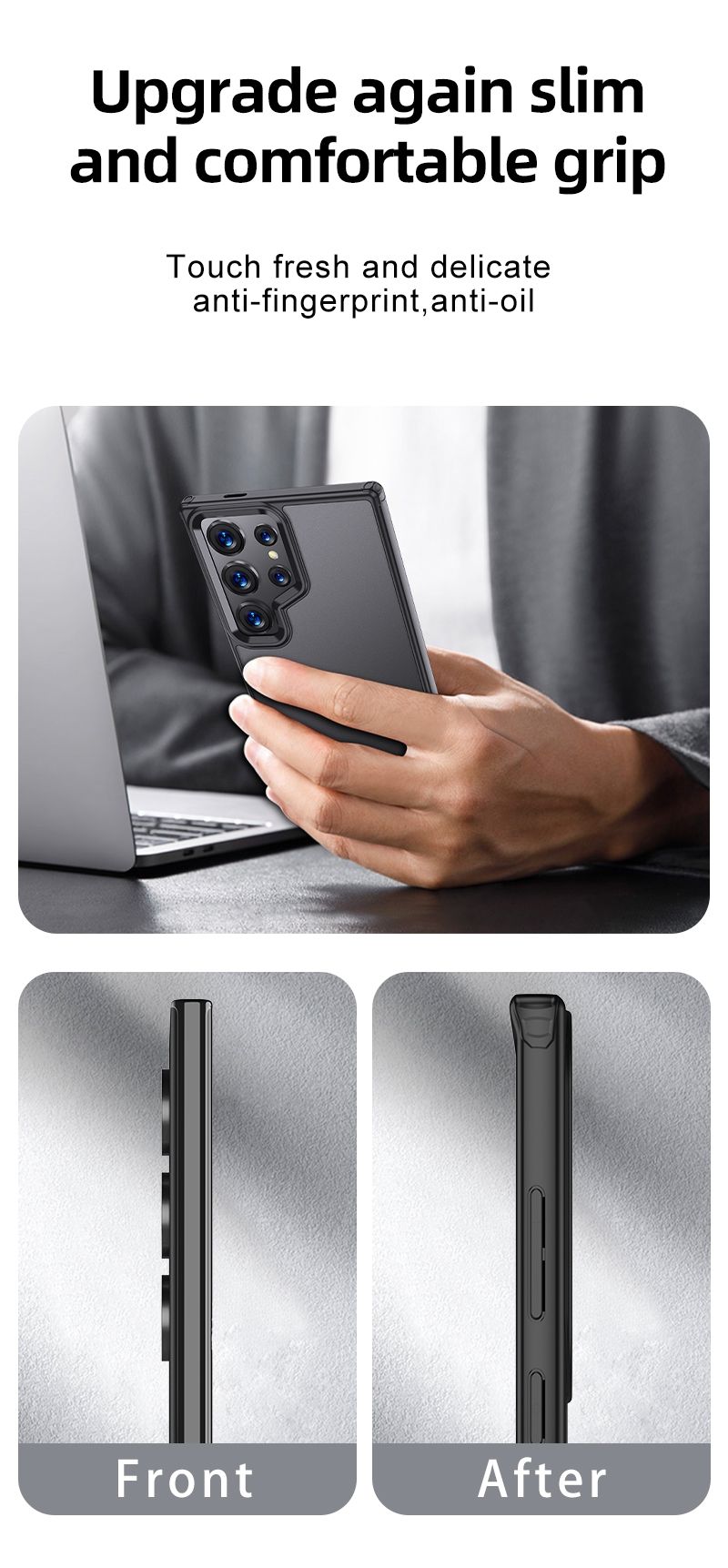 Google Pixel 9 / 9 Pro BLACKTECH Aero Glide (MagSafe Compatible) - Black