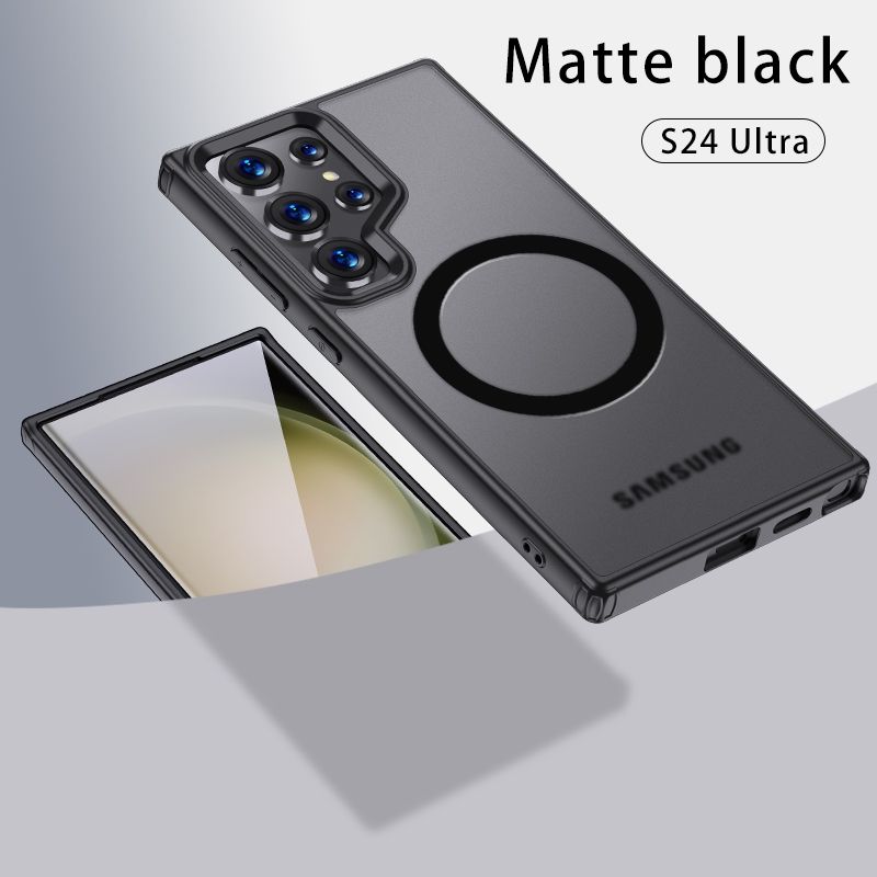 Samsung Galaxy S24 Plus / S25 Plus BLACKTECH Aero Glide (MagSafe Compatible) - Clear